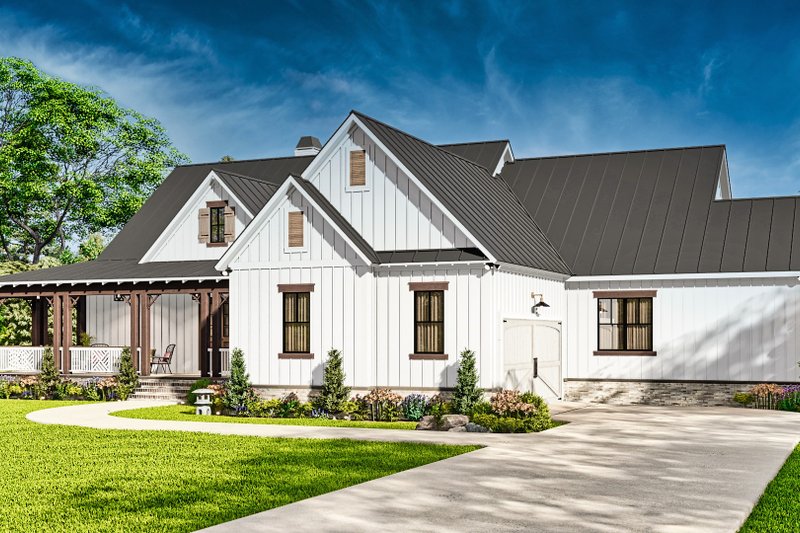 House Plan Design - Exterior - Other Elevation for Farmhouse House Plan #54-575 - 3 bed, 2.5 bath