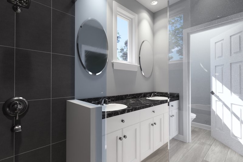 Home Plan - Interior - Master Bathroom for Traditional House Plan #513-2413 - 8 bed, 6 bath