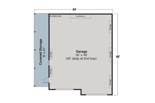 House Blueprint - Country Floor Plan - Main Floor Plan #124-1449