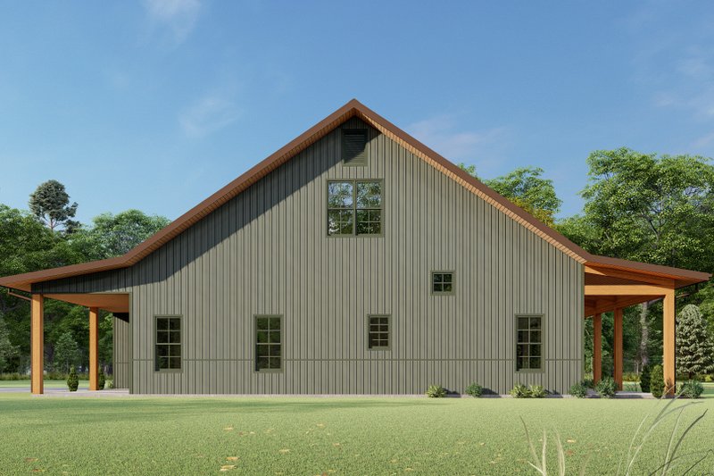House Blueprint - Exterior - Other Elevation 7 for Farmhouse House Plan #1092-6 - 3 bed, 2.5 bath
