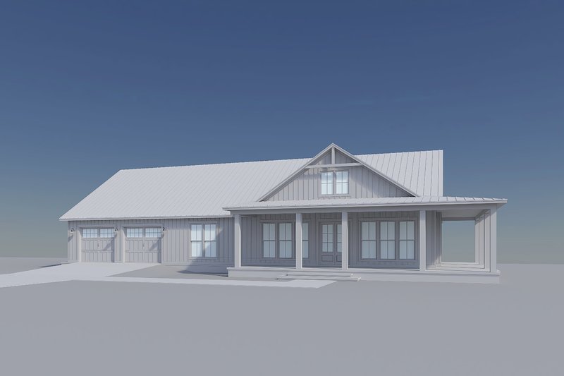 House Design - Exterior - Front Elevation 9 for Barndominium House Plan #430-416 - 3 bed, 2.5 bath