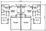 Traditional Style House Plan - 3 Beds 2 Baths 2352 Sq/Ft Plan #20-2500 