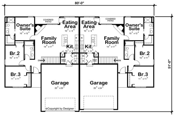 Traditional Floor Plan - Main Floor Plan #20-2500