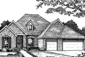 Traditional Exterior - Front Elevation Plan #310-933