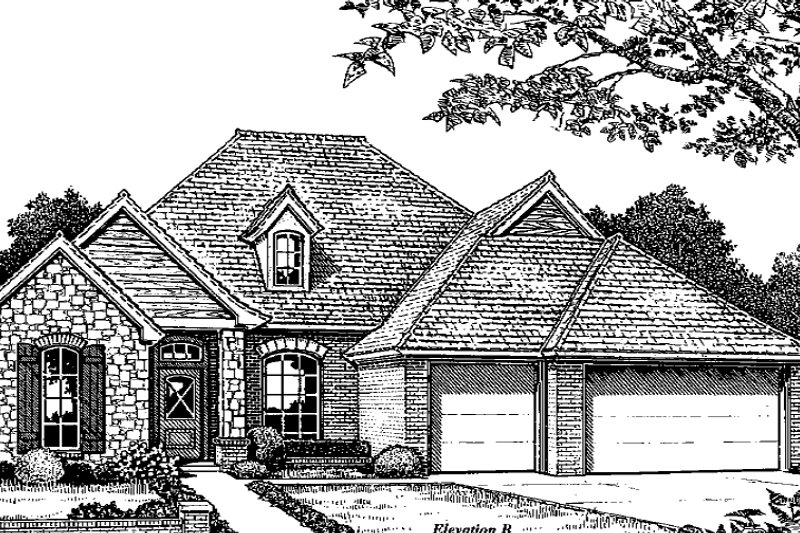 Traditional Style House Plan - 4 Beds 3 Baths 2197 Sq/Ft Plan #310-933
