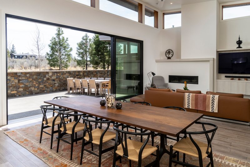 House Blueprint - Interior - Dining Room 1 for Modern House Plan #892-41 - 6 bed, 5.5 bath