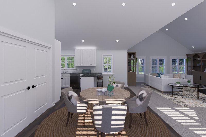 Architectural House Design - Interior - Family Room 2 for Farmhouse House Plan #1060-308 - 2 bed, 2 bath