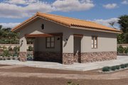 Mediterranean Style House Plan - 0 Beds 1 Baths 306 Sq/Ft Plan #1106-85 Exterior 