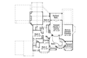 European Style House Plan - 4 Beds 4.5 Baths 5592 Sq/Ft Plan #411-201 