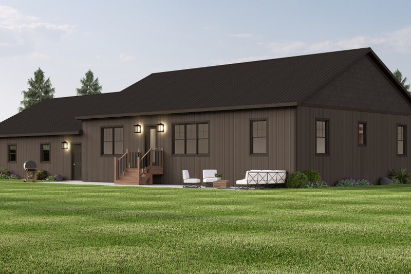 House Design - Exterior - Other Elevation 1 for Country House Plan #1064-341 - 3 bed, 3.5 bath