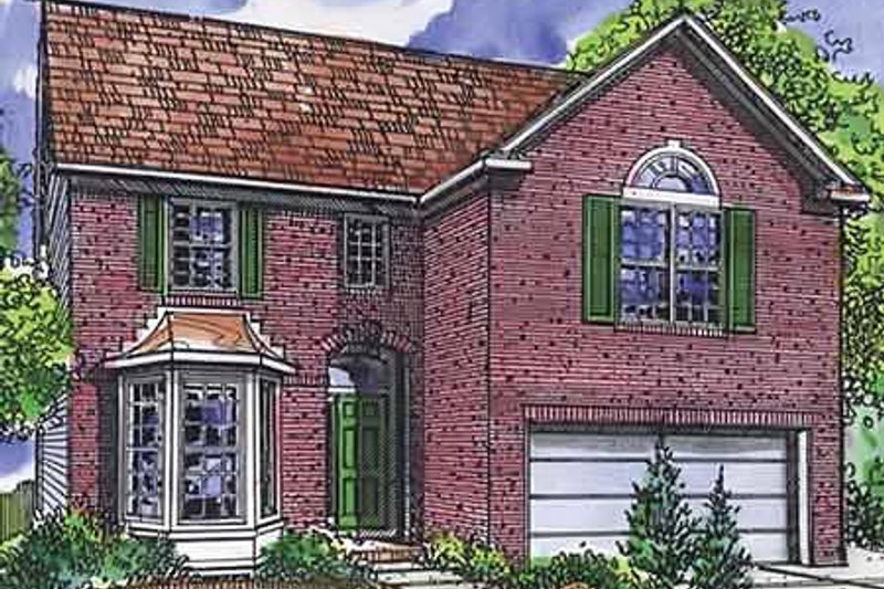 Dream House Plan - Traditional Exterior - Front Elevation Plan #320-471