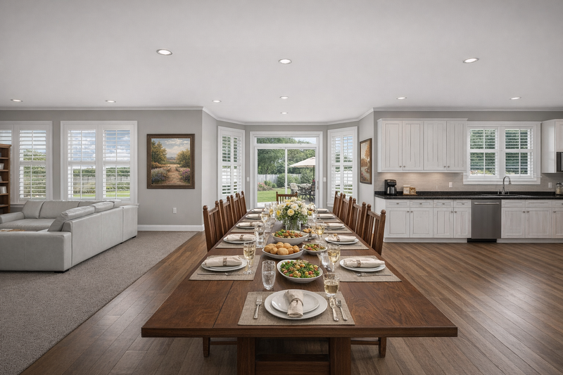 Architectural House Design - Interior - Dining Room 4 for Traditional House Plan #1060-444 - 4 bed, 3.5 bath