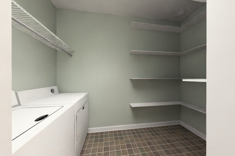 Architectural House Design - Interior - Laundry for Modern House Plan #513-2469 - 3 bed, 2 bath