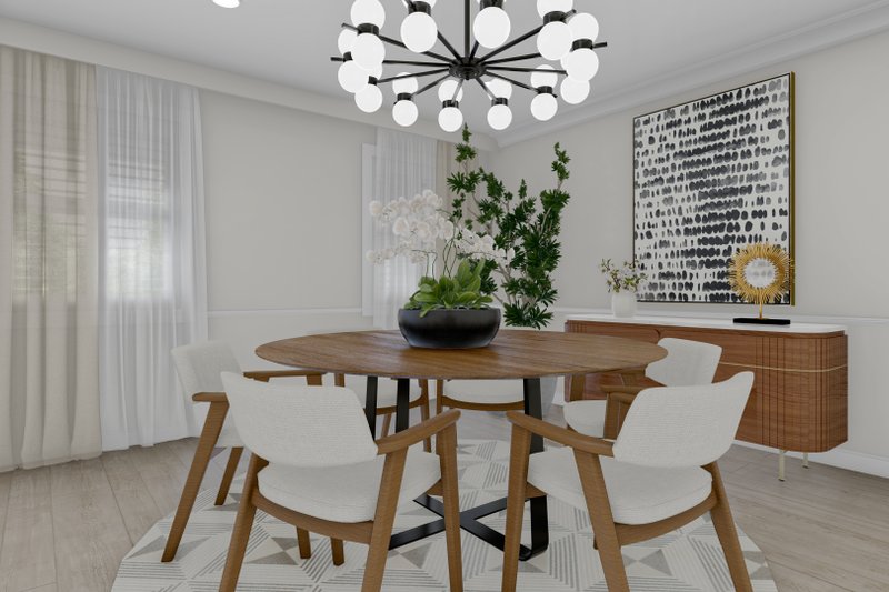 Architectural House Design - Interior - Dining Room for Farmhouse House Plan #1060-178 - 4 bed, 2.5 bath