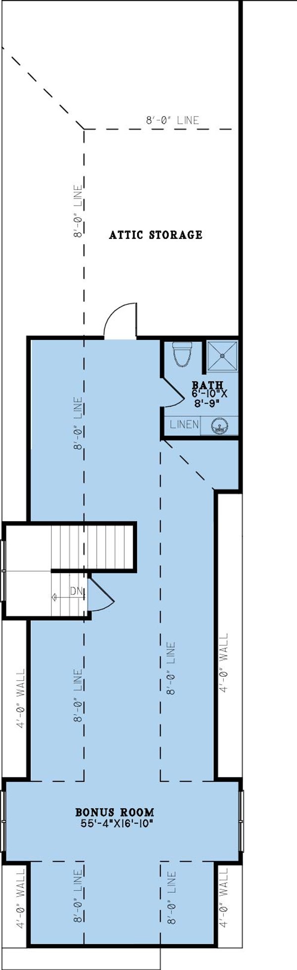 House Blueprint - Craftsman Floor Plan - Upper Floor Plan #923-364