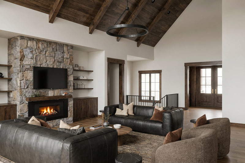 House Blueprint - Interior - Family Room 2 for Craftsman House Plan #923-512 - 5 bed, 4.5 bath