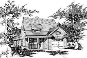 Traditional Exterior - Front Elevation Plan #329-207