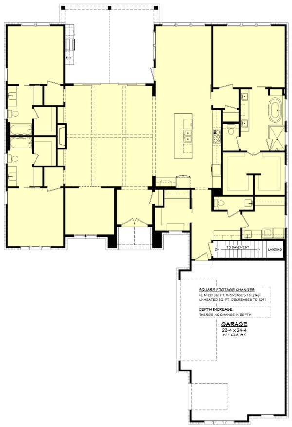 House Blueprint - Southern Floor Plan - Other Floor Plan #430-321