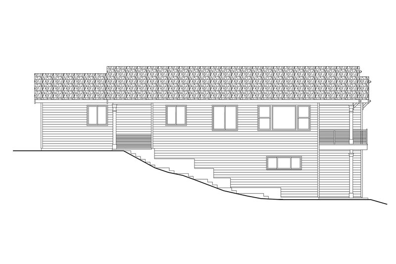 Dream House Plan - Exterior - Other Elevation 1 for Traditional House Plan #124-1469 - 3 bed, 2 bath