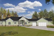 Ranch Style House Plan - 4 Beds 5.5 Baths 5022 Sq/Ft Plan #112-157 