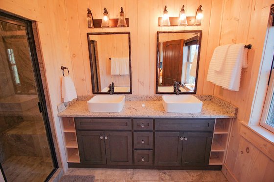 Interior - Bathroom for Cabin House Plan #123-119 - 2 bed, 2.5 bath