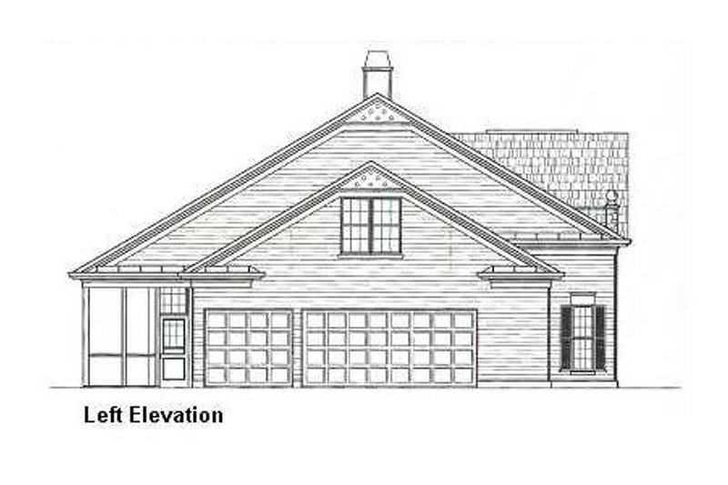 Home Plan - Exterior - Other Elevation for European House Plan #119-151 - 3 bed, 3 bath