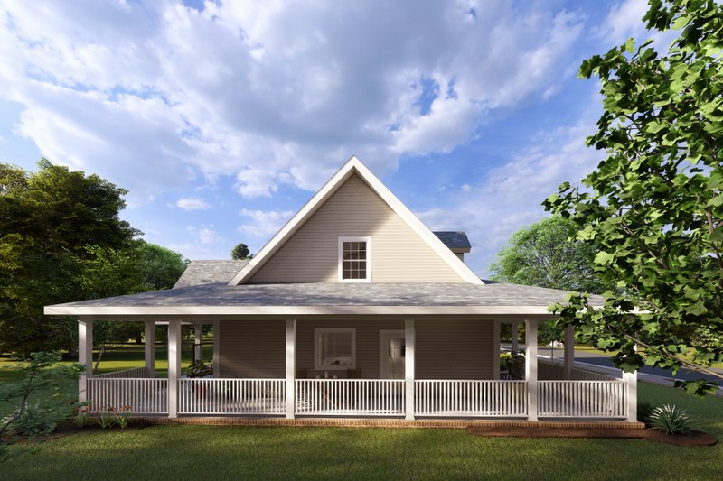 Dream House Plan - Exterior - Other Elevation 3 for Country House Plan #20-146 - 3 bed, 2.5 bath