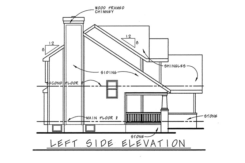Home Plan - Exterior - Other Elevation for Craftsman House Plan #20-2220 - 3 bed, 2.5 bath