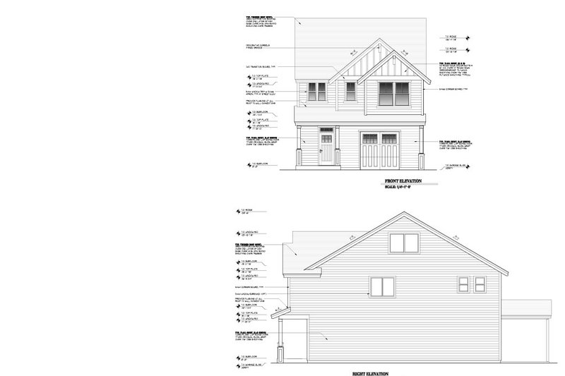 Architectural House Design - Exterior - Other Elevation for Craftsman House Plan #53-705 - 4 bed, 2.5 bath