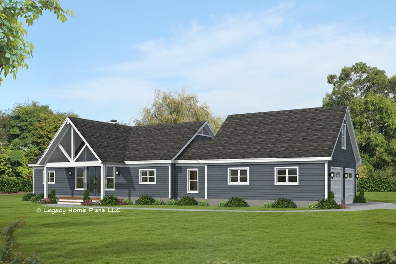 Southern Style House Plan - 2 Beds 3 Baths 2237 Sq/Ft Plan #932-847 Exterior