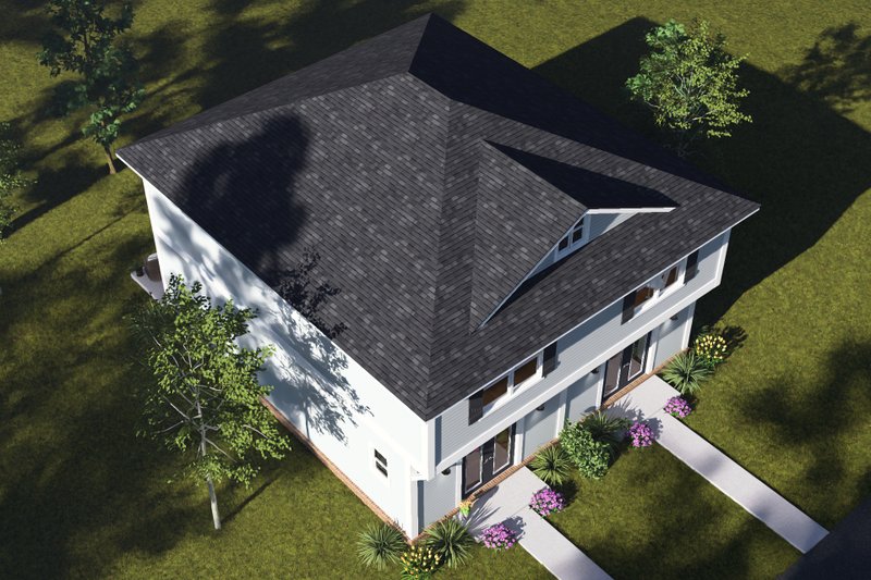 Home Plan - Exterior - Other Elevation 6 for Cottage House Plan #513-2491 - 2 bed, 2.5 bath