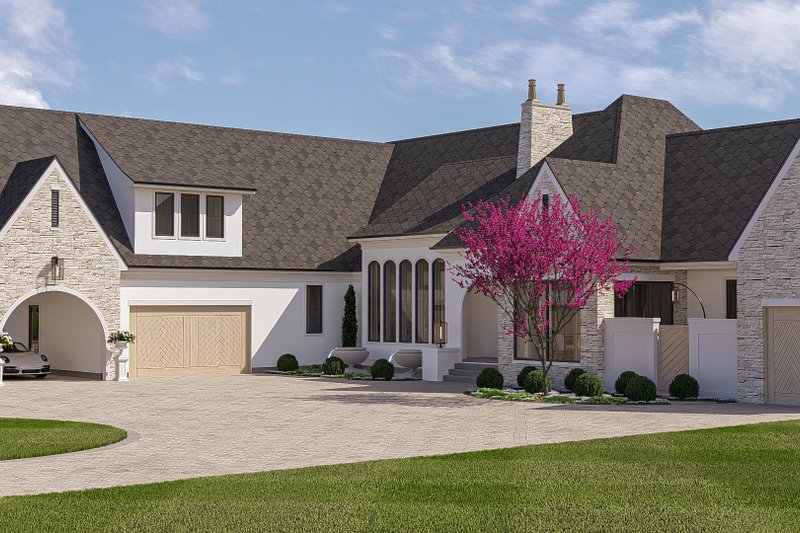 Home Plan - Exterior - Other Elevation 2 for Cottage House Plan #455-562 - 3 bed, 3.5 bath