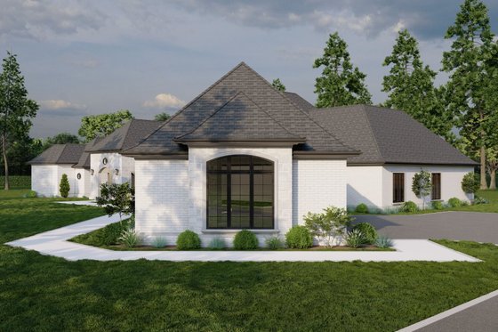 Exterior - Other Elevation 6 for European House Plan #923-69 - 4 bed, 4.5 bath