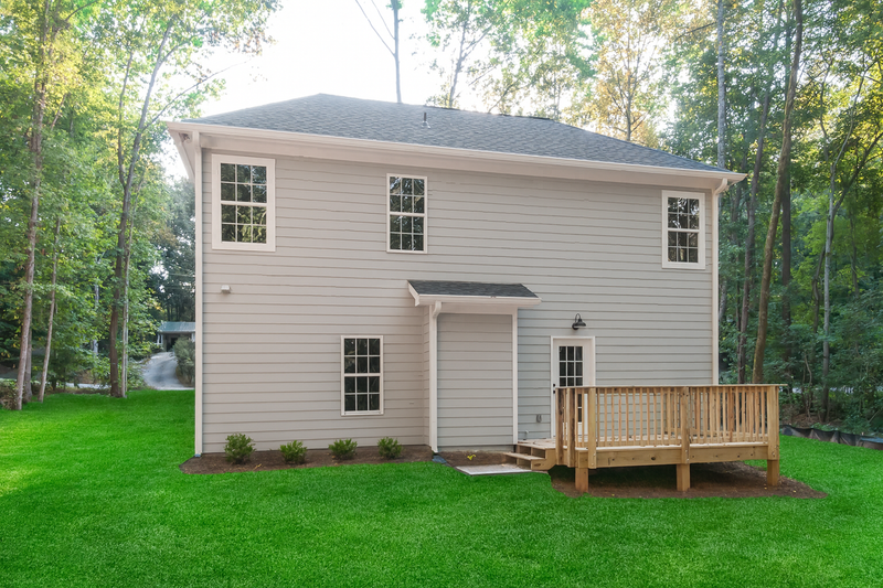 Architectural House Design - Exterior - Rear Elevation for Country House Plan #20-2258 - 3 bed, 2.5 bath