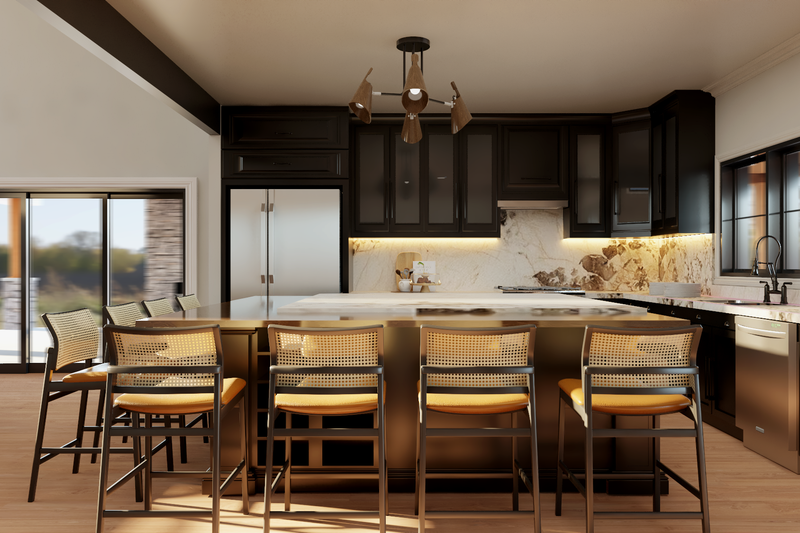 Home Plan - Interior - Kitchen 1 for Barndominium House Plan #1064-419 - 3 bed, 3 bath