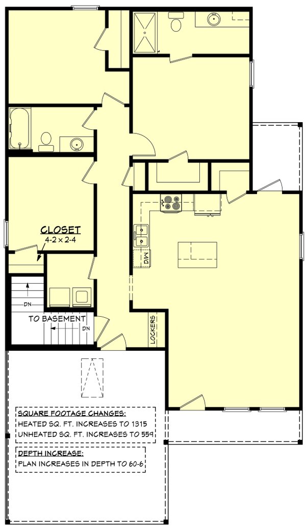 Home Plan - Ranch Floor Plan - Other Floor Plan #430-308