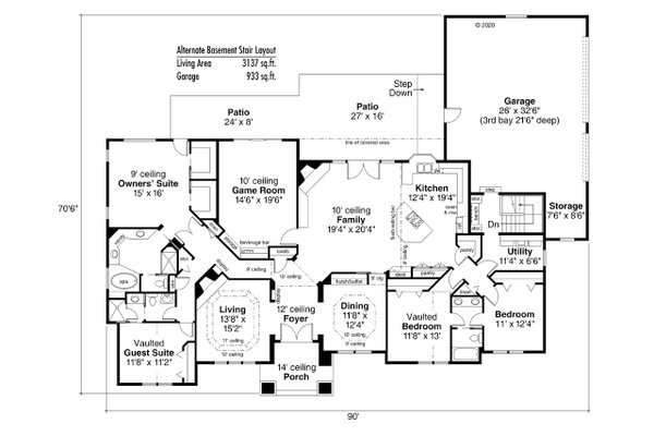Home Plan - Mediterranean Floor Plan - Other Floor Plan #124-277
