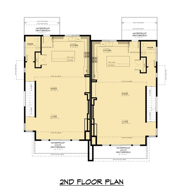 Contemporary Floor Plan - Main Floor Plan #1066-238