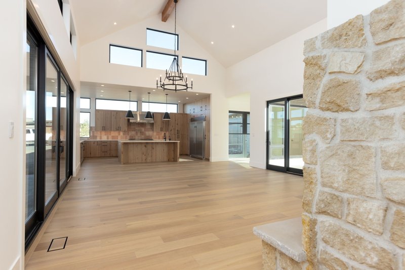 House Blueprint - Interior - Family Room 5 for Contemporary House Plan #892-44 - 3 bed, 3.5 bath