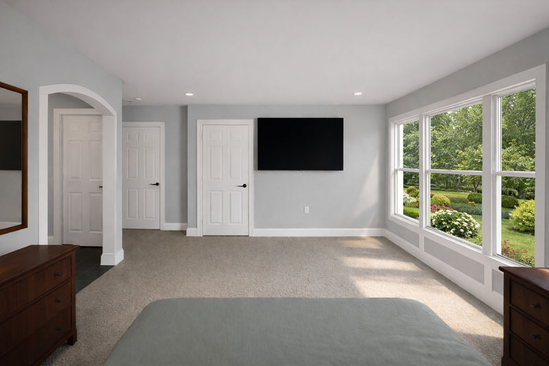 House Blueprint - Interior - Master Bedroom for Traditional House Plan #1060-472 - 3 bed, 2.5 bath