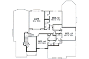European Style House Plan - 4 Beds 3.5 Baths 4006 Sq/Ft Plan #67-459 