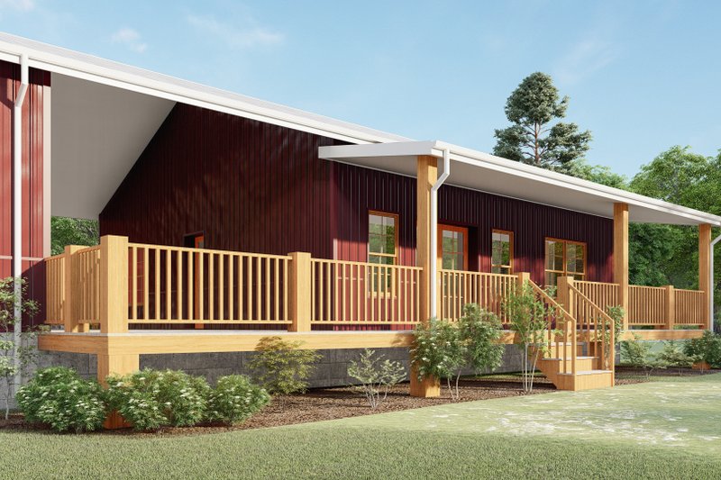 Home Plan - Exterior - Other Elevation 7 for Barndominium House Plan #1092-24 - 5 bed, 3 bath