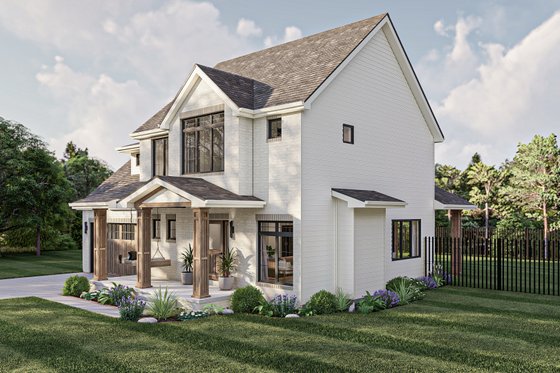 Exterior - Other Elevation for Traditional House Plan #455-545 - 3 bed, 2.5 bath
