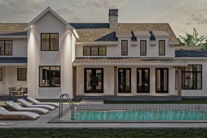 Exterior - Other Elevation 2 for Farmhouse House Plan #455-263 - 4 bed, 3.5 bath