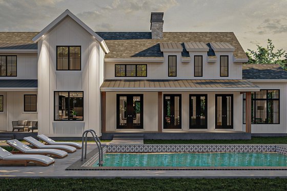 Exterior - Other Elevation 2 for Farmhouse House Plan #455-263 - 4 bed, 3.5 bath