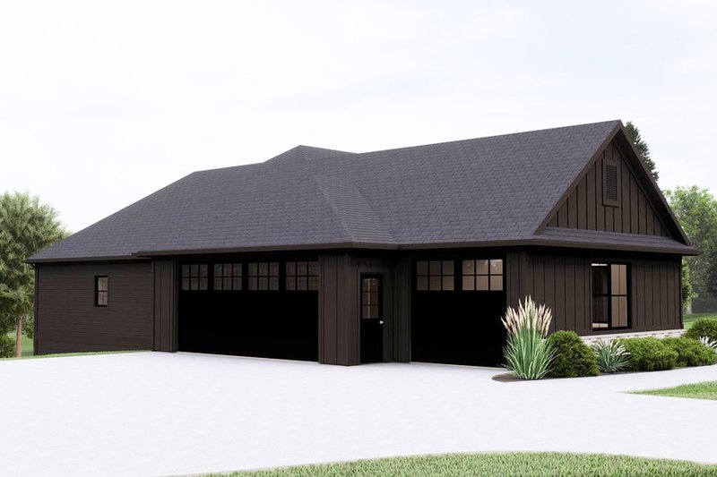 House Design - Exterior - Front Elevation 3 for Barndominium House Plan #1064-281 - 2 bed, 2 bath