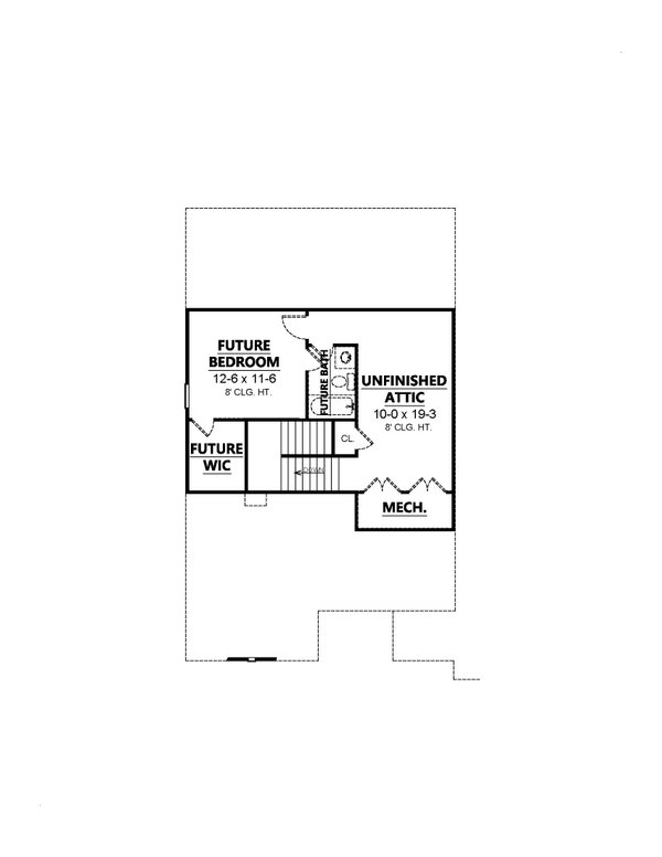 Home Plan - Traditional Floor Plan - Other Floor Plan #1080-1