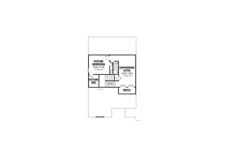 Architectural House Design - Floor Plan - Other Floor for Farmhouse House Plan #1080-1 - 5 bed, 4 bath
