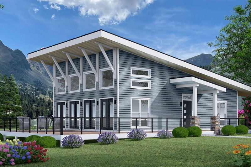 Home Plan - Beach Exterior - Front Elevation Plan #932-1081