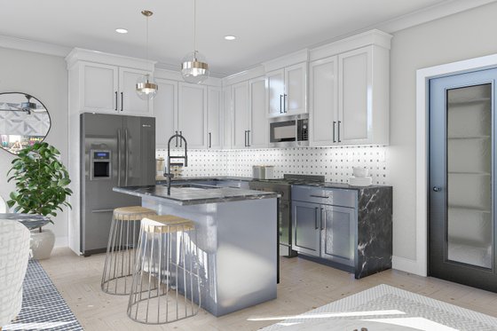 Interior - Kitchen for Farmhouse House Plan #455-236 - 3 bed, 2.5 bath